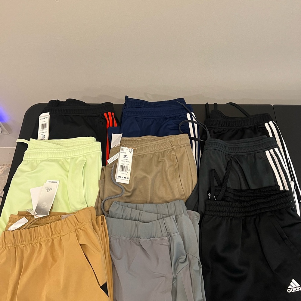 Assorted adidas sweats